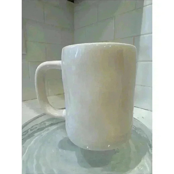 RAE DUNN Easter "HAPPY SPRING" Mug With Watercolor Eggs & Green Inside - Picture 4 of 8